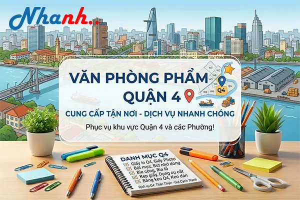 Văn Phòng Phẩm tại Quận 4